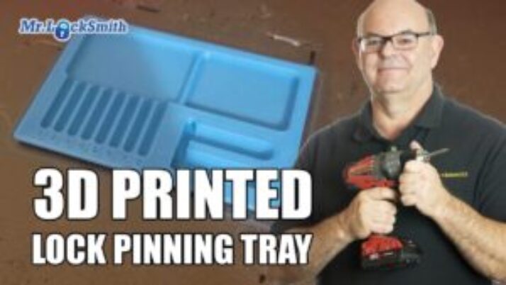 3D Printed Lock Pinning Tray | Mr. Locksmith Robson